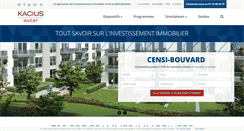 Desktop Screenshot of kacius-invest.fr